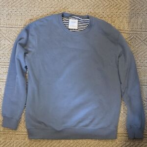 Cactus Man Crewneck Sweater in Slate Blue